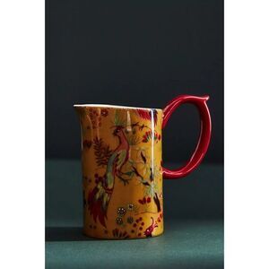 ANTHROPOLOGIE House of Hackney Trematonia Creamer Flora Fauna Ornamental NEW